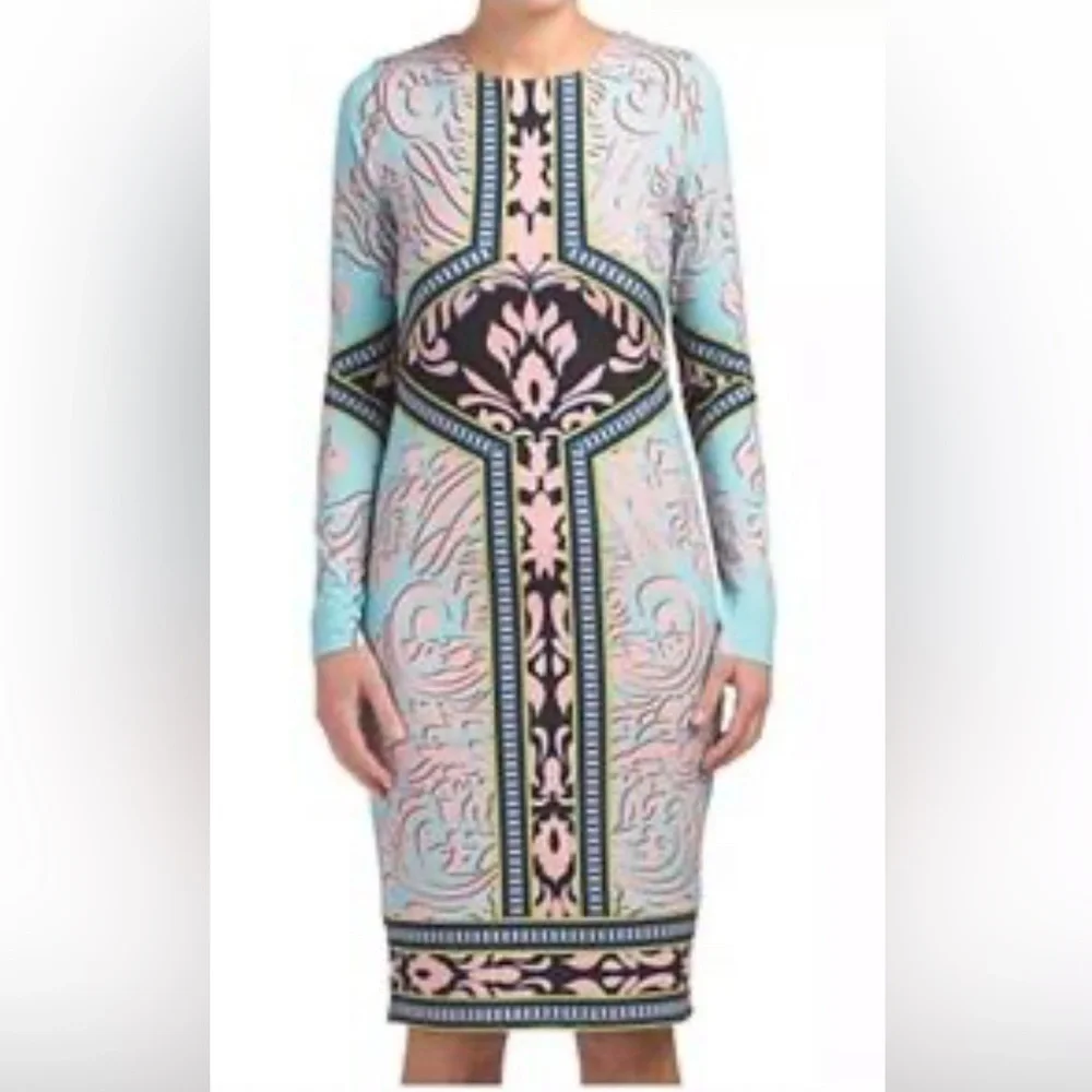NWOT Hale Bob Oksana Microfiber Jersey Dress XS - Picture 2 of 11